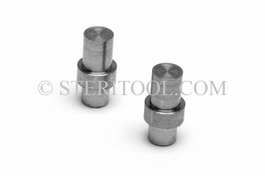#11120 - 1.0mm Stainless Steel Tips for #11110, pair. pin, wrench, c spanner, stainless steel, collar, bushing